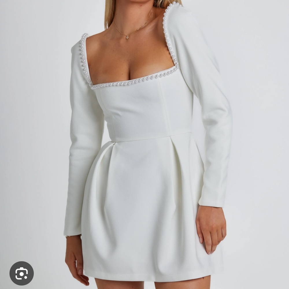 Odd muse sold out white pearl dress, worn once